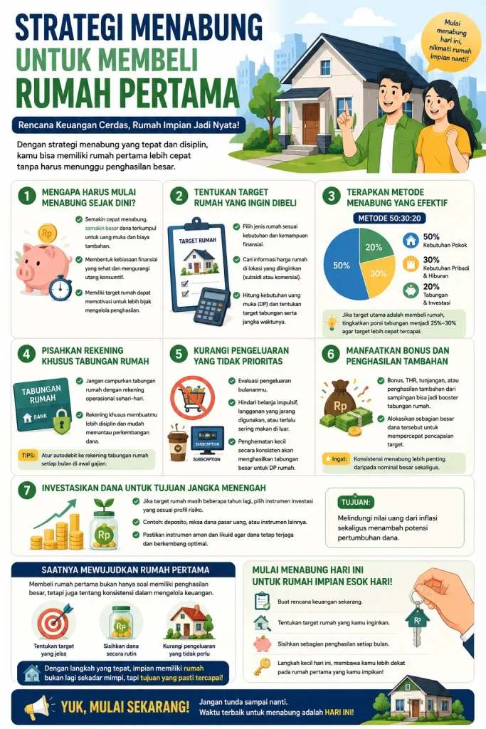 strategi menabung untuk beli rumah