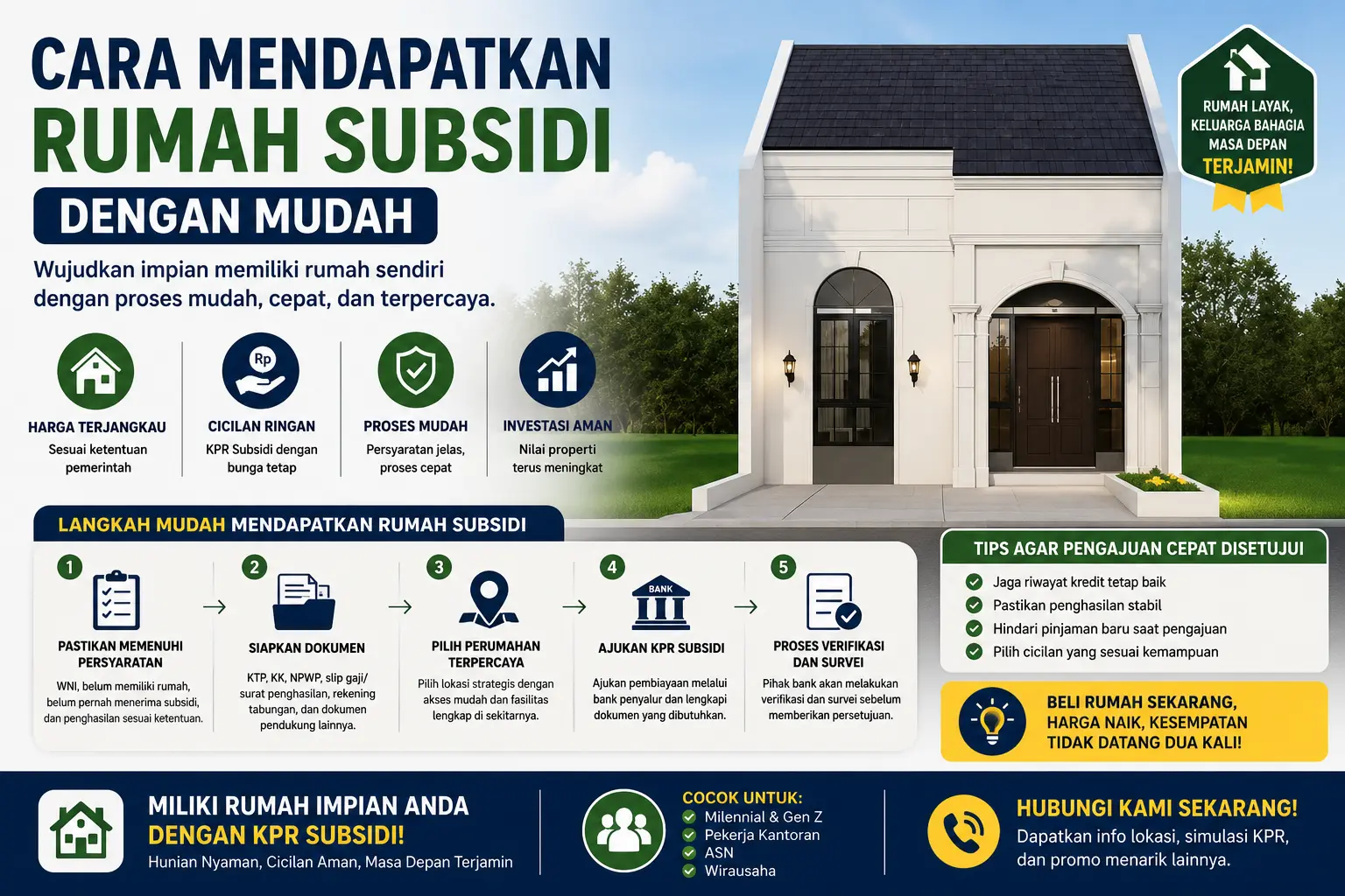 Cara Mendapatkan Rumah Subsidi dengan Mudah