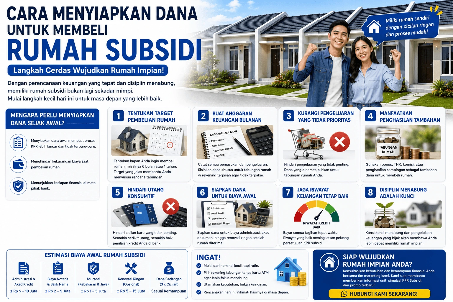 Cara Menyiapkan Dana untuk Membeli Rumah Subsidi